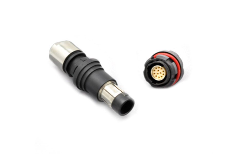 Pull-push推拉自鎖連接器